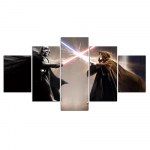 Tableau combat sabre laser Tableau Star Wars Tableau Geek