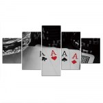 Tableau carré d’as Tableau Poker Tableau Sport