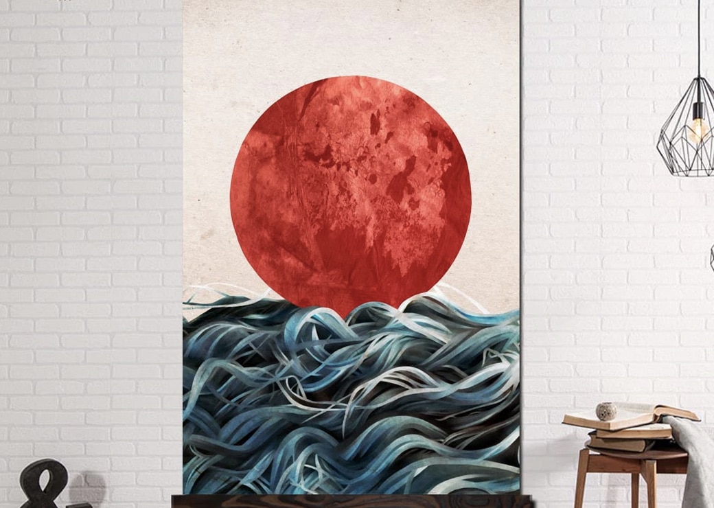 Tableau soleil et mer