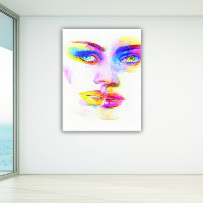 Quadro mulher forças opostas