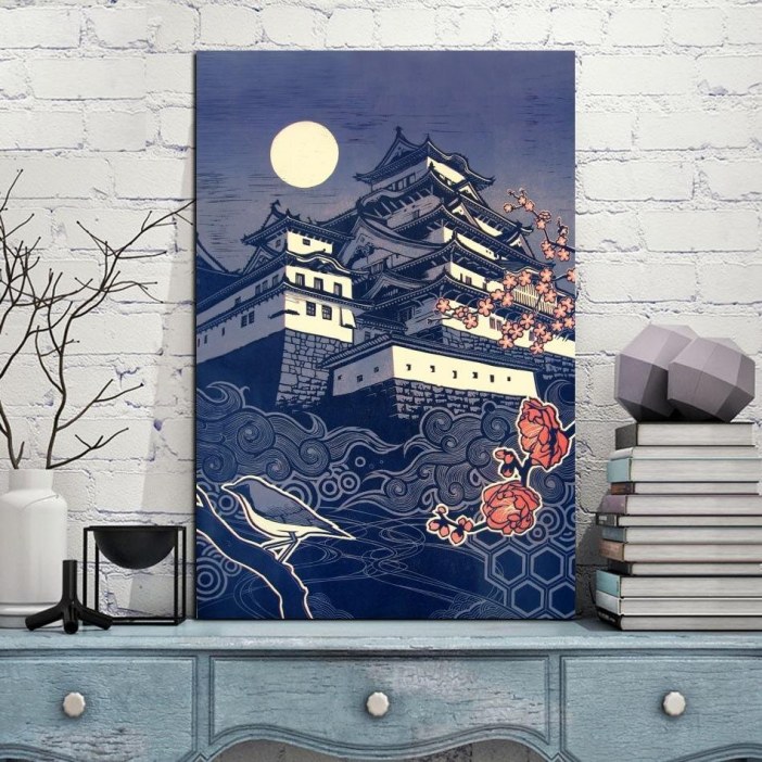 Tableau château Japonais Tableau Japonais Tableau Monde