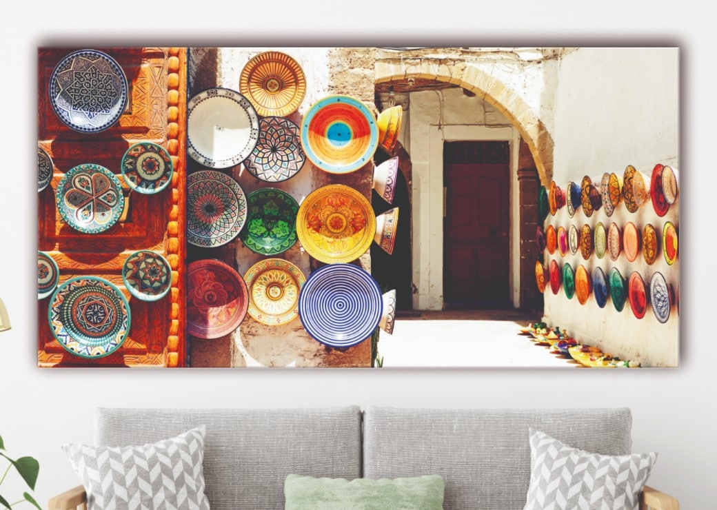 Tableau vaisselle Marocaine Tabloide