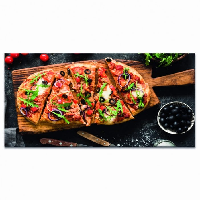 Tableau Cinq parts de pizza