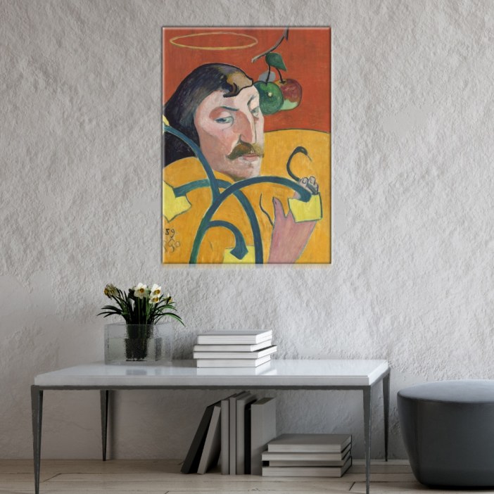 Quadro Gauguin auto-retrato nimbus