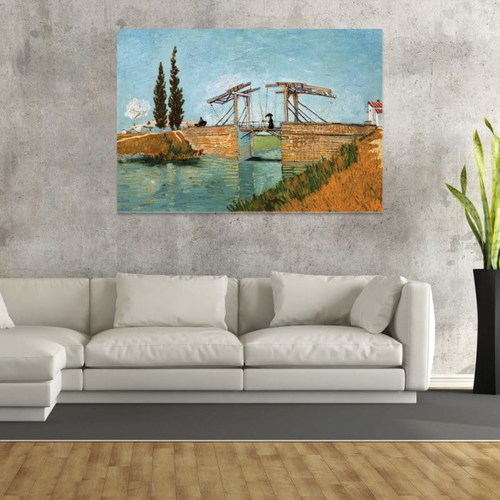 Quadro Van Gogh Le Pont Langlois - Impressão em tela