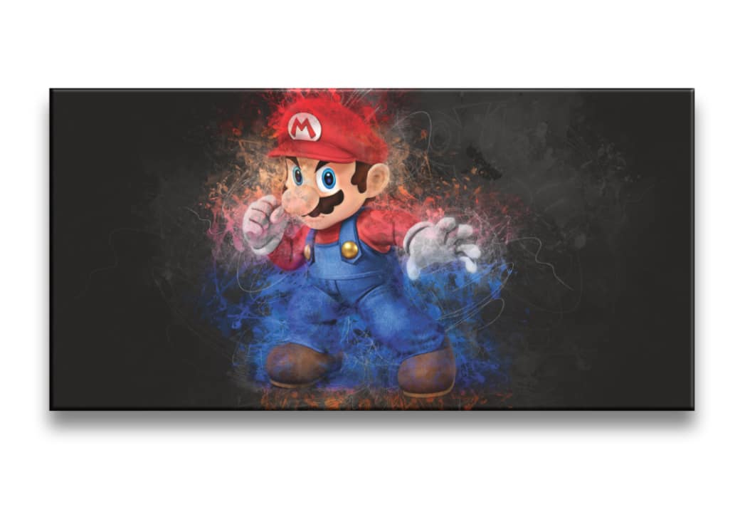 Tableau Super Mario Grafitti Tableaux originaux Tableau Geek Tableau Super Mario taille: XXS|XS|S|M|L|XL|XXL