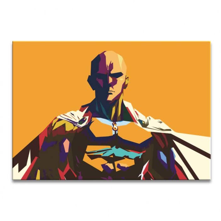Tableau manga coloré one punch man Tableau Geek Tableau Manga Tableau One Punch Man taille: XXS|XS|S|M|L|XL|XXL