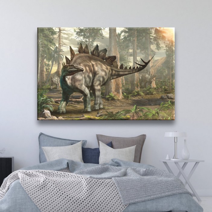 Quadro dinossauro estegossauro