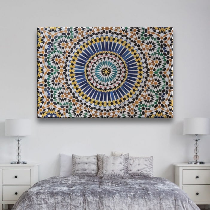 Quadro mosaico design marroquino