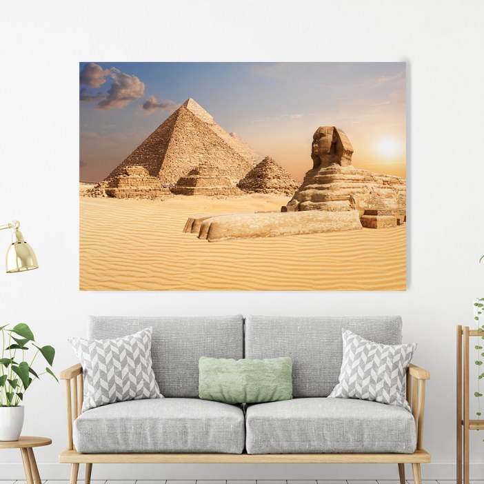 Quadro Pirâmides e a Esfinge de Gizé